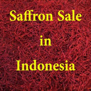 Saffron Sale in Indonesia